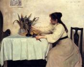 Arranging The Irises - 埃德温·哈里斯